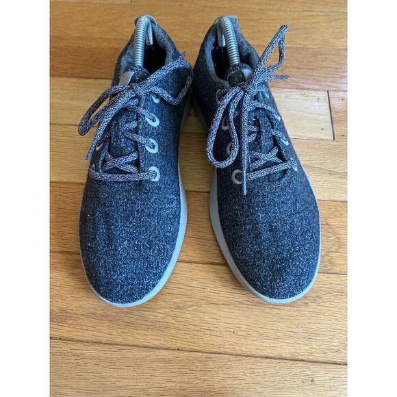 Allbirds wool runners women's dark grey fabric athletic running sneakers sz W10 - Picture 1 of 8
